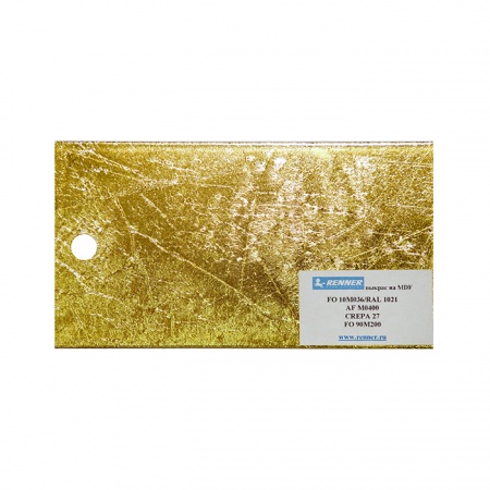 Зеркальная поталь CREPA 13*14 см (упак. 500л) (Цвет золото желтое 27)